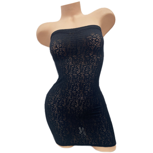 Black Tube Lace Dress