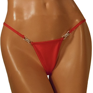 Crystal Red Thong