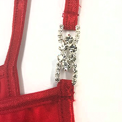 Crystal Red Thong