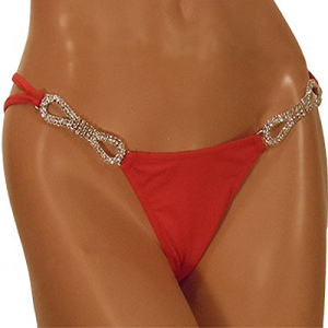 Crystal Loop Thong