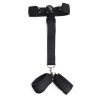 Neck collar and mouth ball gag with cuffs