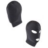 Black face hood